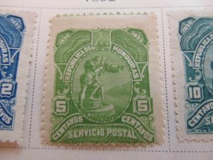 Honduras 1892 5c Fine MH* A11P11F9 Stamp-