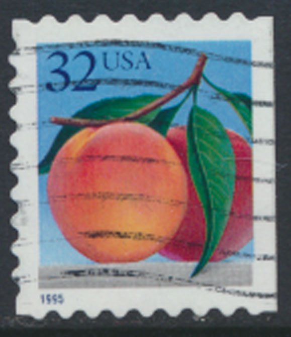 USA  SC# 2493 Used  perf 8½  Peach   1995  see scan