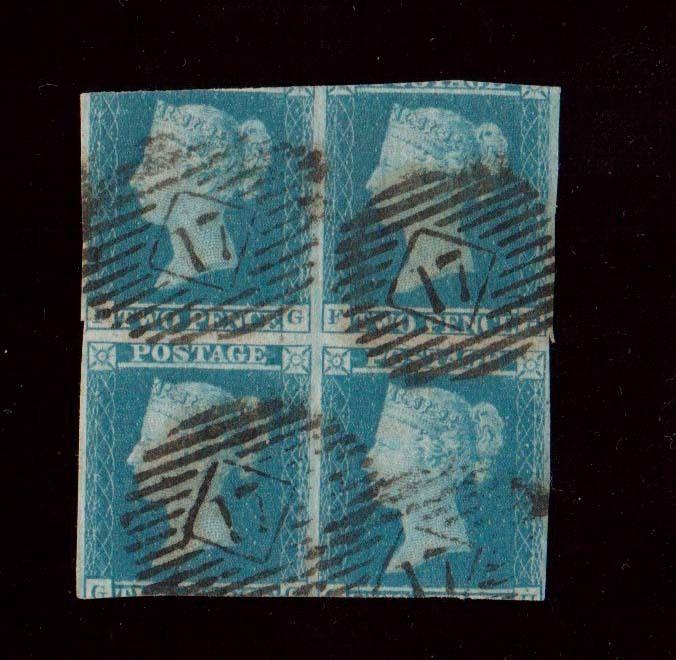 Great Britain #4 Rare Used Block