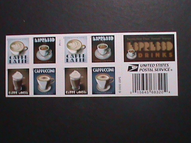 ​UNITED STATES-2021 UNITED STATES COFFEE DRINKS-MNH- FULL  BOOKLET-VF
