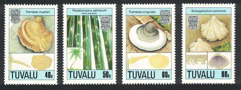 Tuvalu Fungi 2nd series 4v 1989 MNH SG#554-557 CV£8.40
