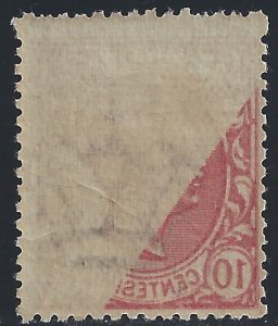 1906 KINGDOM, No. 82d 10 cent. LEONI MLH/* DOUBLE-SIDED PRINT