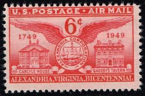 US #C40 Alexandria Bicentennial; MNH