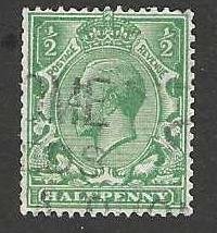 Great Britain  Scott  187  Used