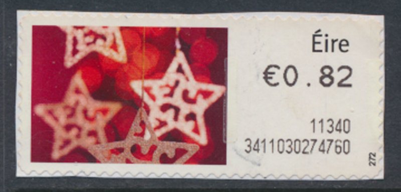 Ireland Machine Label (M28) Used Christmas 0.82 see details & scan