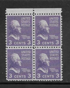 #807 MNH Block of 4