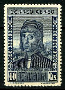 Spain 1930 - Scott C38 MH - 40c, Martin Alonso Pinzon