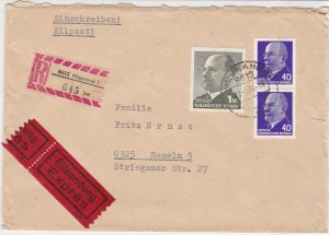 german democratic republic 1974 stamps cover ref 19205