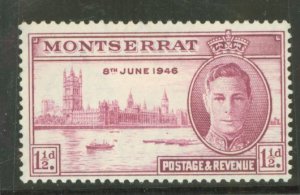 Montserrat #104 Unused Single