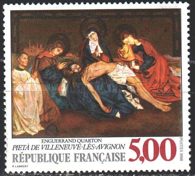 France. 1988. 2694. Quarton painting, biblical motives. MNH.