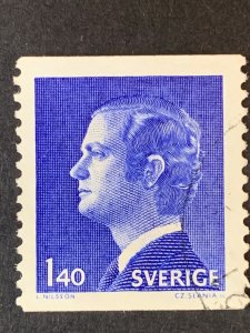 Sverige stamp  ,  black cancelled postage used, refno:5015