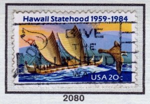 SC# 2080 - (20c) - Hawaii Statehood, used