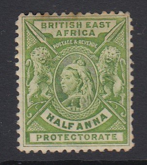 BRITISH EAST AFRICA, Scott 72, MHR (couple toned spots)