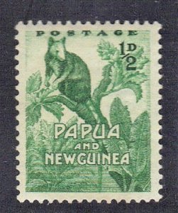 PAPUA NEW GUINEA SCOTT #122 MH 1/2p 1952