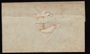 $German Stampless Cover, Verden