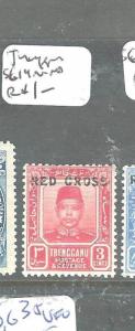 MALAYA TRENGGANU (P1205B) RED CROSS 2C/3C  SG 19   MNH