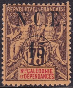 New Caledonia 1901 Sc 62 MLH*