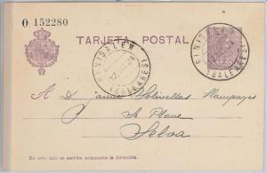 55948 - SPAIN - POSTAL HISTORY: POSTAL STATIONERY CARD from BENISALEM  1924