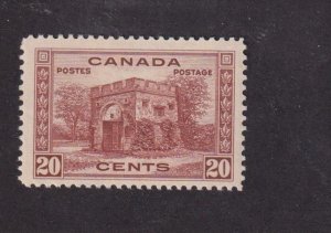 CANADA # 243 VF-MNH 20cts CAT VALUE $37.50 GATE OF HEAVEN IF THERE IS ONE