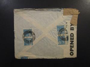 Brazil 1941 Censor Cover to USA / Small Edge Tears - Z6042