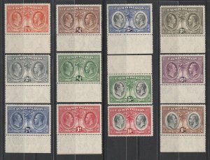 CAYMAN ISLANDS 1932 KGV Centenary set ¼d to 10/- . MNH **.