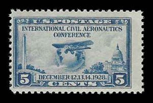 PCBstamps  US # 650 5c International Civil Aeronautics, MNH, (8)