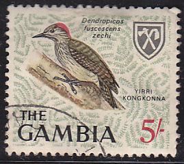 Gambia 225 Used 1966 Little Woodpecker