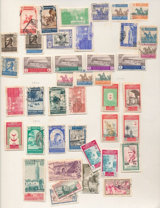 Morocco Tanger 1950s/60s Used MH MNH (Apx 100+ Items) MK1829