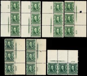 300, Collection of 40 Mint PL# & Imprint Strips Cat $1,800.00 - Stuart Katz