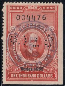 R693 Used VF dated blue SON HS & PI Documentary