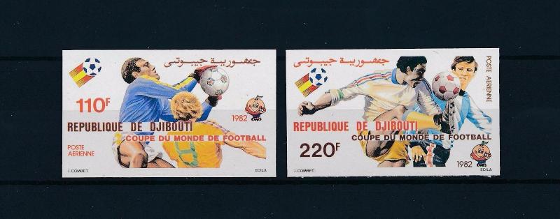 [60455] Djibouti 1982 World Cup Soccer Football Imperforated MNH