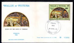 Wallis and Futuna Islands 255 U/A FDC