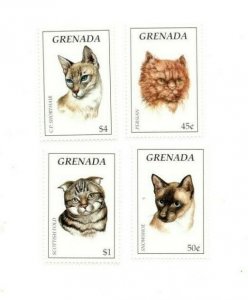 Grenada - 1995 - Cats - Set Of 4 Stamps - MNH