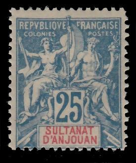Anjouan 11 MNH