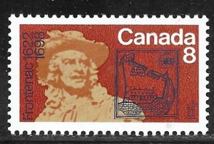 Canada 561: 8c Frontenac and Fort Saint-Louis, Quebec, MNH, VF