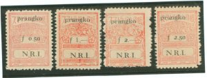 Indonesia #2L31-2L34 Unused Single (Complete Set)