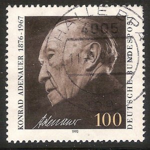 Germany # 1739 Konrad Adenauer used