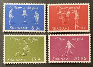 Suriname 1964 #b108-11, Child Welfare, Unused/MH.