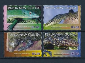 [39214] Papua New Guinea 2011 Amphibians Lizards MNH