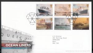 GB - 2004 Ocean Liners (FDC)