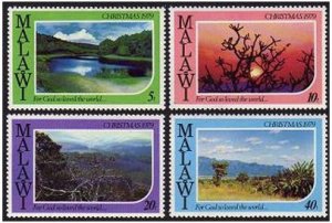 Malawi 358-361, MNH. Michel 336-339. Christmas 1979. Landscapes.