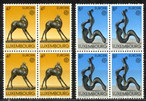 Luxembourg Sc# 546-547 MNH block/4 1974 Europa