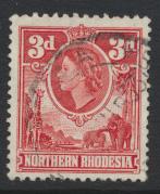 Northern Rhodesia  SG 65 SC# 65  Used - see details