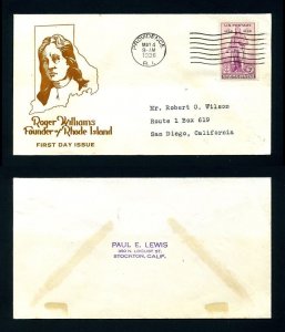 # 777 on First Day Cover with Dee's Stamp House cachet dated 5-4-1936
