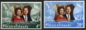 Pitcairn Islands Sc #127-128 MNH