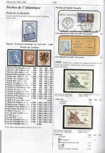 FRANCE B183 FESTUNG LORIENT OVERPRINT €4,250 SPINK/MAURY CV OG NH F/VF SIGNED