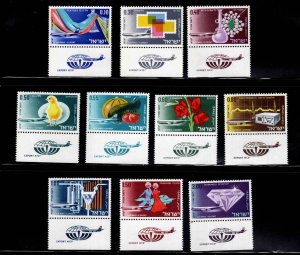 ISRAEL Scott c38-c47 MNH** complete airmail set