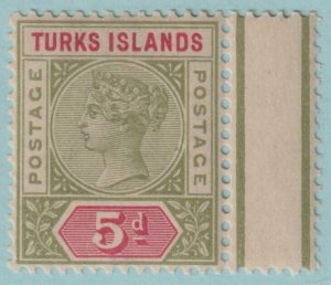 TURKS ISLANDS 57 MINT  HINGED OG * NO FAULTS VERY FINE!  TLW