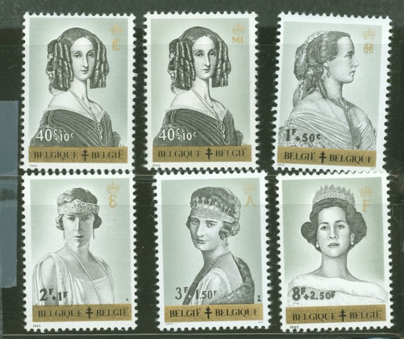 Belgium #B724-B729 Mint (NH) Single (Complete Set)
