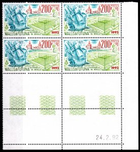 Wallis and  Futuna 1992 Sc#425 Columbus/Expo'92 Seville/Ship BLOCK OF 4 MNH